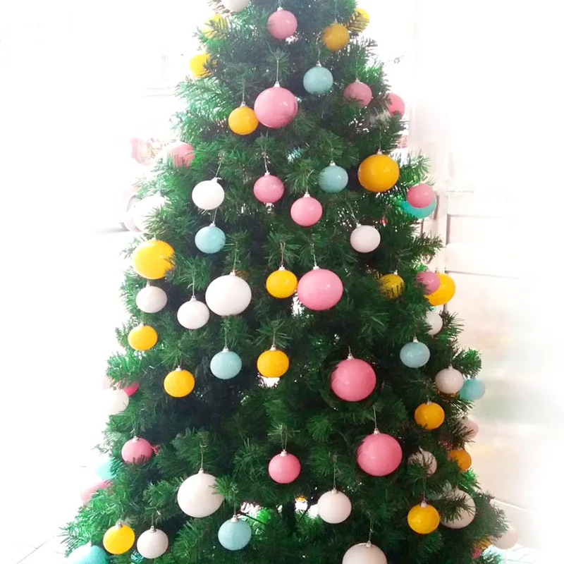 Christmas Ball Plastic Decorative Marine 6 Cm/8cm24 Barrel Tree Ornament Pendant | Дом и сад