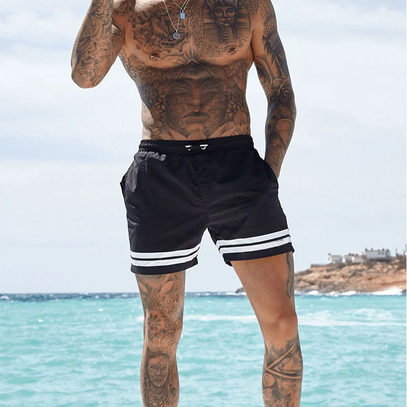 Hot Product New summer 2019 fashion men's sports beach shorts shorts jogging bodybuilding sports pants fitness short casual gym men's shorts