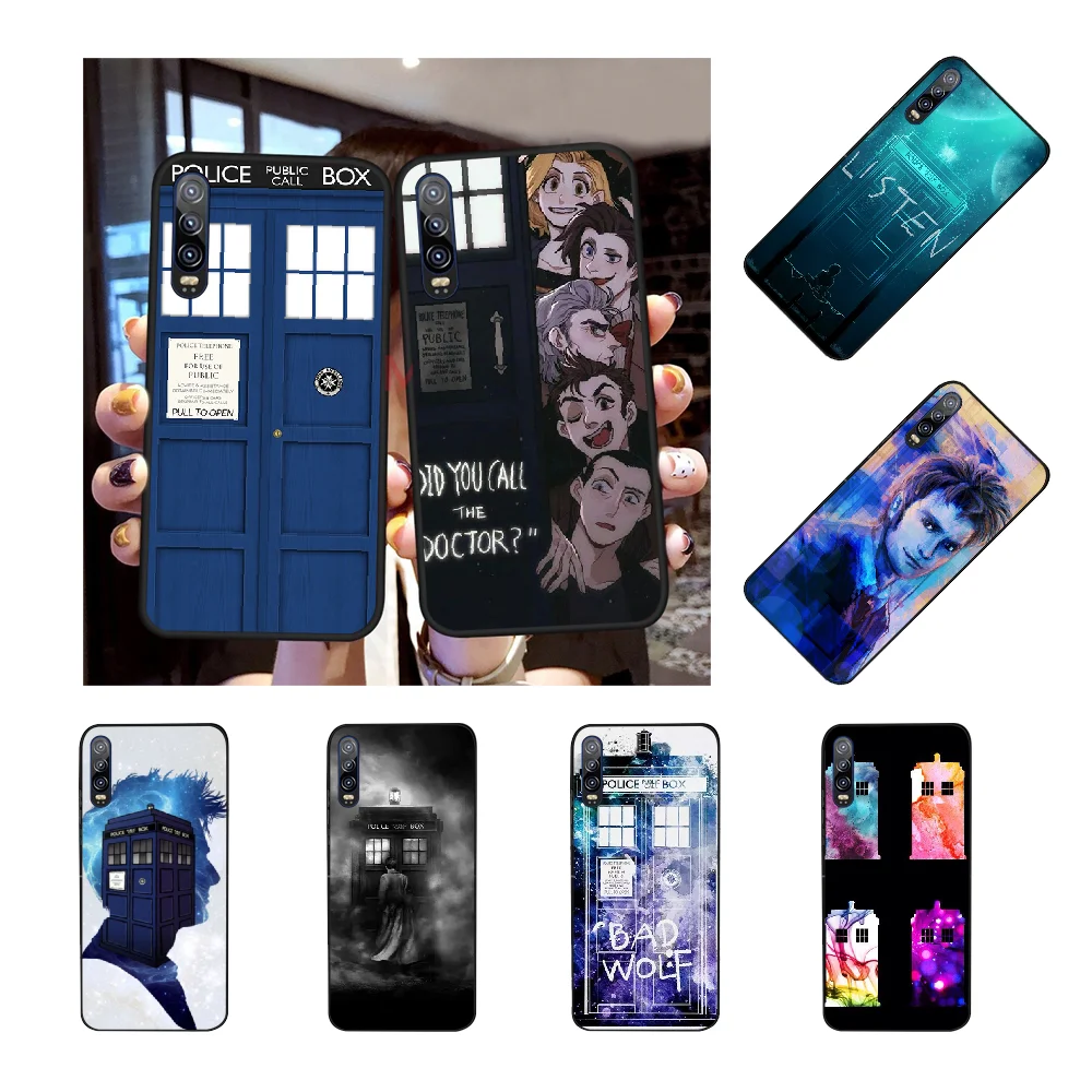 NBDRUICAI Tardis Box Doctor Who Coque Shell чехол для телефона Huawei Y5 Y6 Y7 Y9 Prime 2019 Enjoy 7 8 9 10 Plus | Мобильные