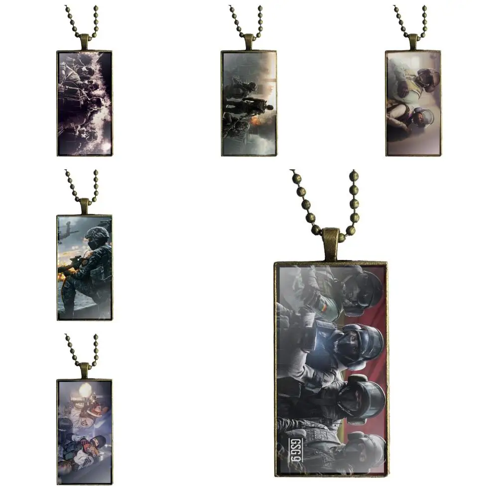 Женское Ожерелье EJ glaze Tom Clancys Rainbow Six Siege Gsg-9 модное длинное ожерелье с