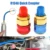 2шт R134A Адаптерные Фитинги High Low Quick Coupler Connector AC Автомобильный Кондиционер Коллектор Датчик Шланг Разъем 1/4 дюйма