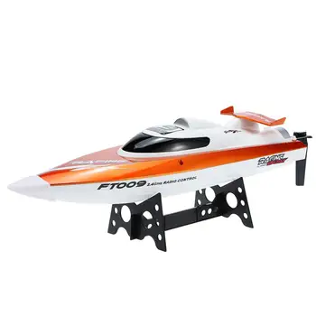 

FT009 2.4G 4CH RC Boat Water Cooling System Self-righting 30km/h High Speed 360 Degree Flips Racing Adults RC Boat Toy