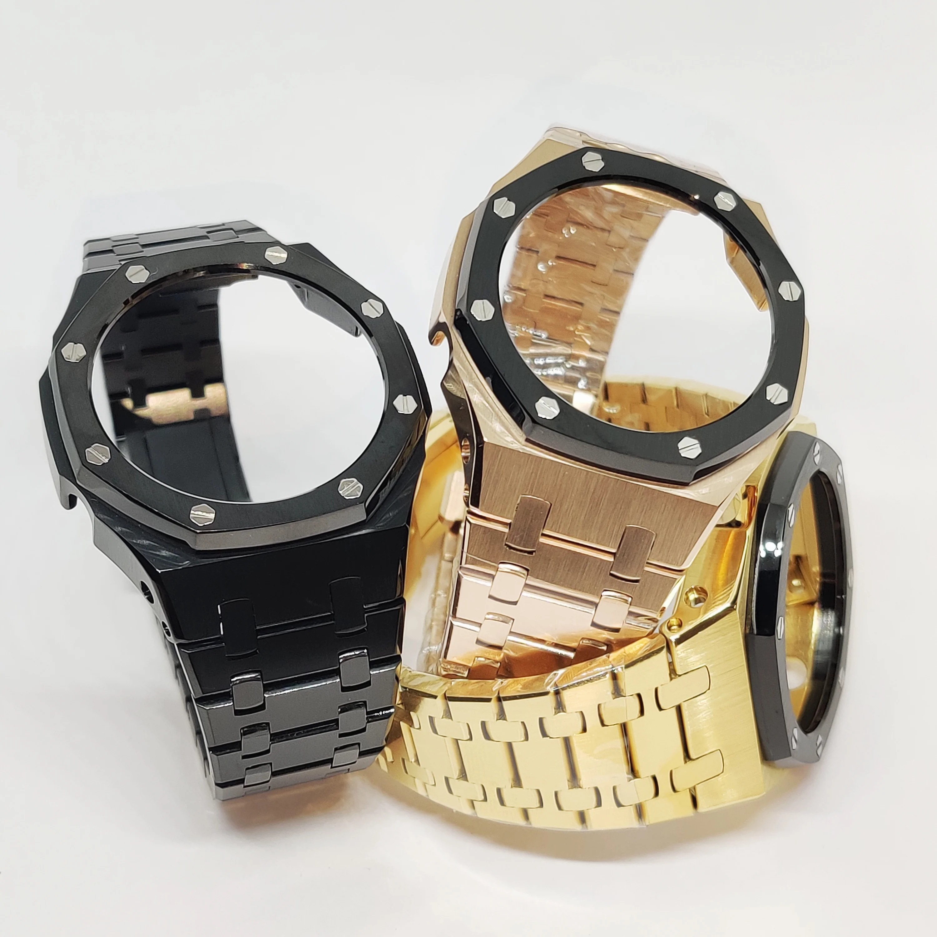 Hontao CasiOak 3th Generation GA2100 Metal Watch Strap GA2110 Watchband Bezel for Casio G-Shock GA-2100 Replacement Accessories Hontao CasiOak 3th Generation GA2100 Metal Watch Strap GA2110 Watchband Bezel for Casio G-Shock GA-2100 Replacement Accessories