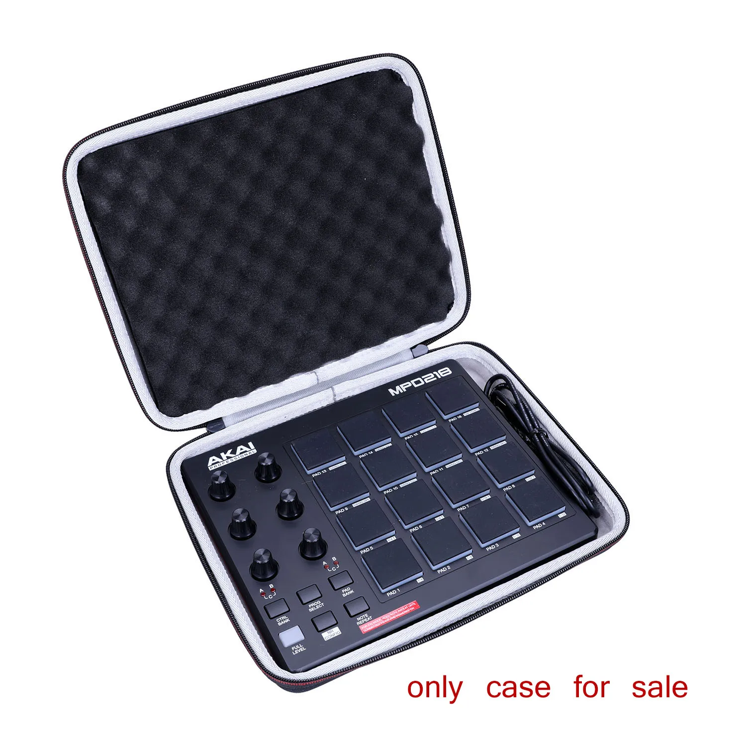 EVA Hard Case for AKAI Professional MPD218 Ultra Portable USB Bus Powered 16 Pad USB MIDI Pad Controller