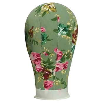 

Canvas Block Maniquin Mannequin Head Model For Hair Extension Toupee Lace Wig Making Styling Cap Display Stand 22 Inch