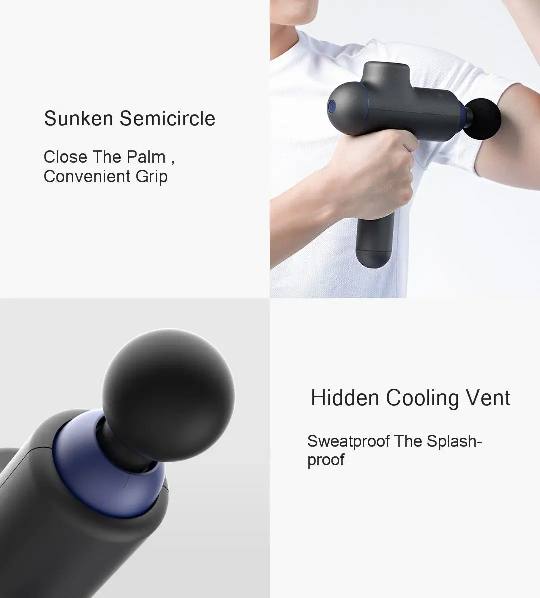 Оригинальный xiaomi Smart Yunmai Массажная фасция пистолет Xiomi беспроводной ручной