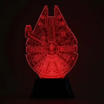 

Night Light Christmas Gift Color 3D Changing Bedroom Table