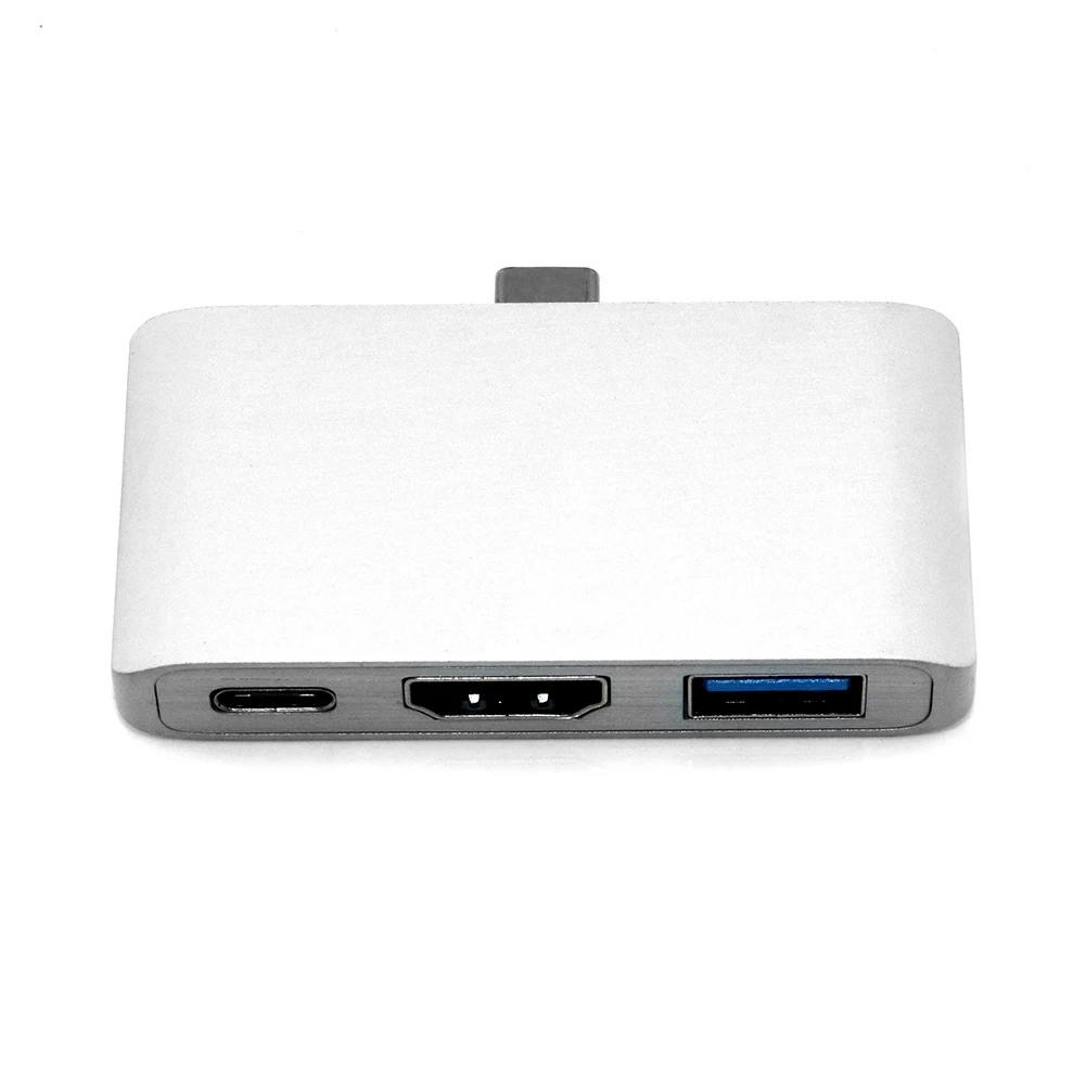 Портативный usb type C к HDMI PD Thunderbol t 3 хаб адаптер для samsung S8/S9 M acbook Pro