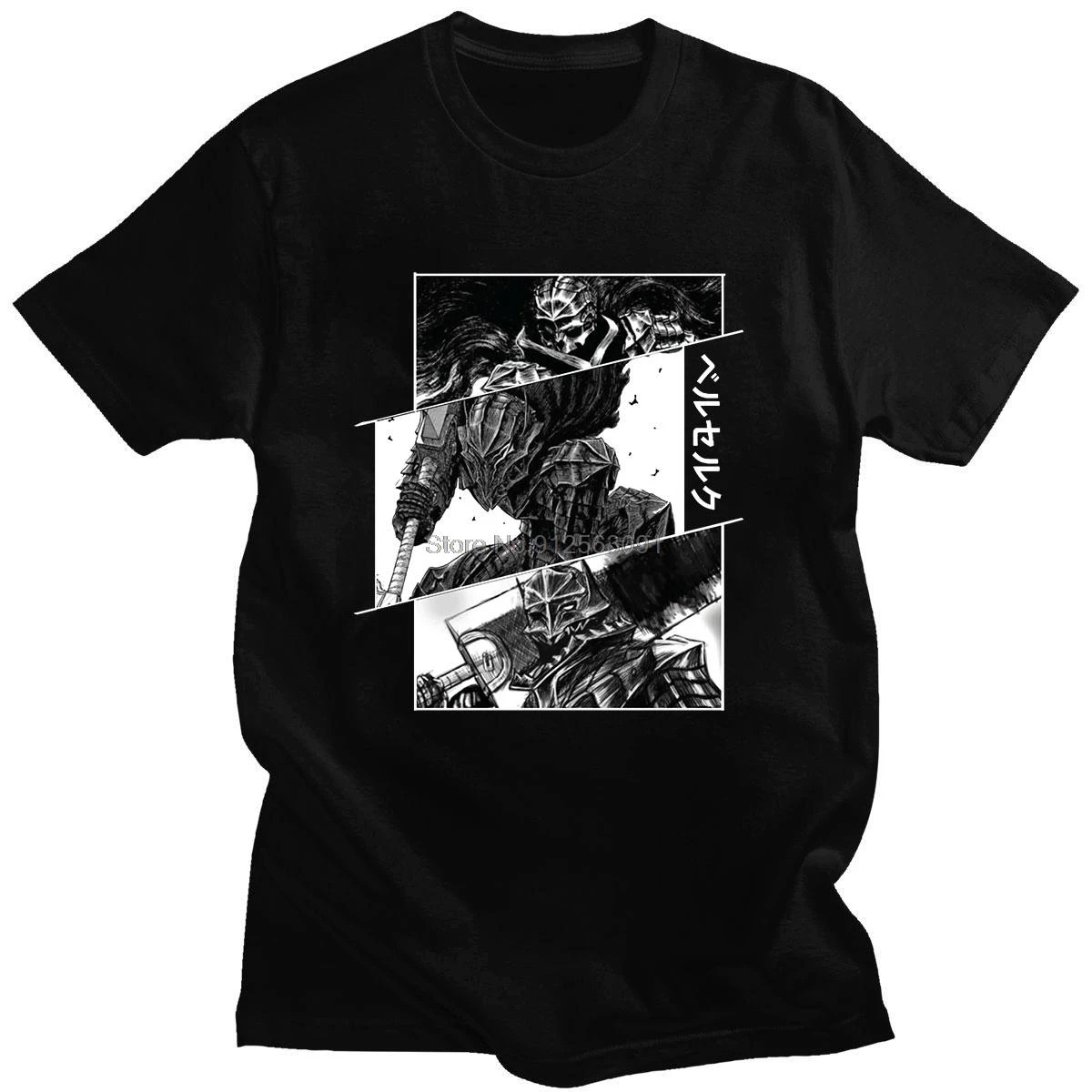 Anime Berserk Guts Classic Japanese Comics Print Summer Thin Short Sleeved Loose Sports Simple Man Cotton T Shirt Hip Hop T Shirts Aliexpress