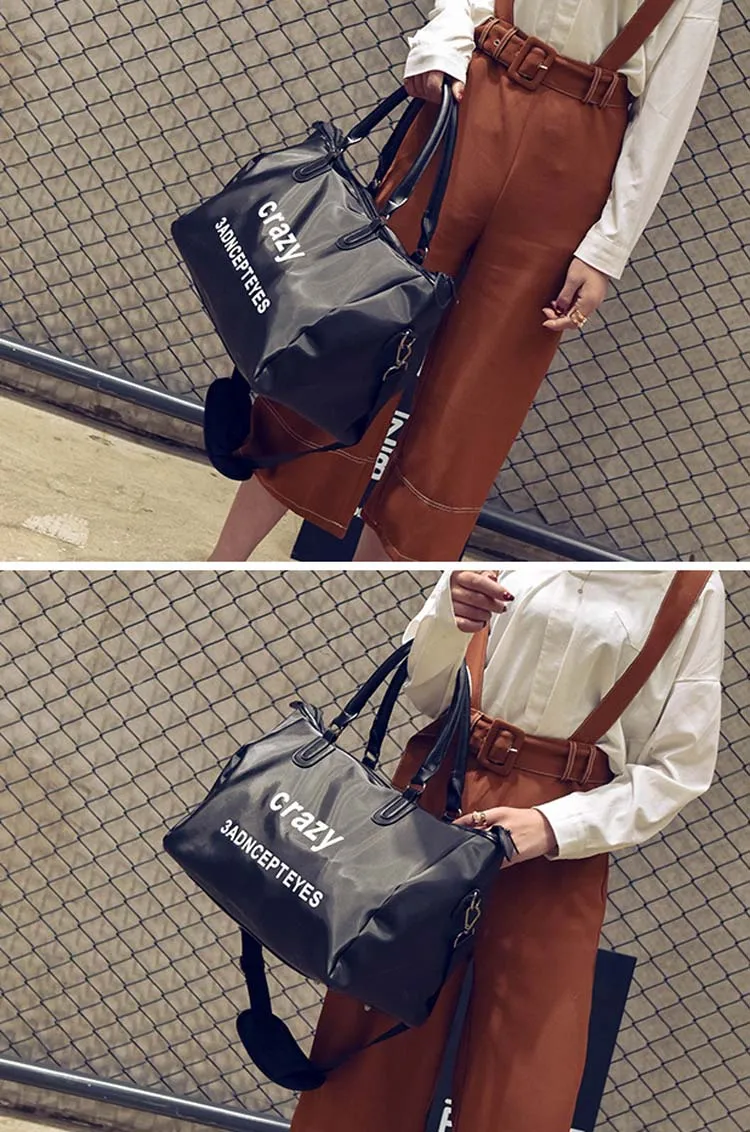 Wobag модные мужские сумки для сна женские сумки из ткани Оксфорд Дорожная сумка с буквенным цифровым узором сумка-мессенджер на плечо вместительная
