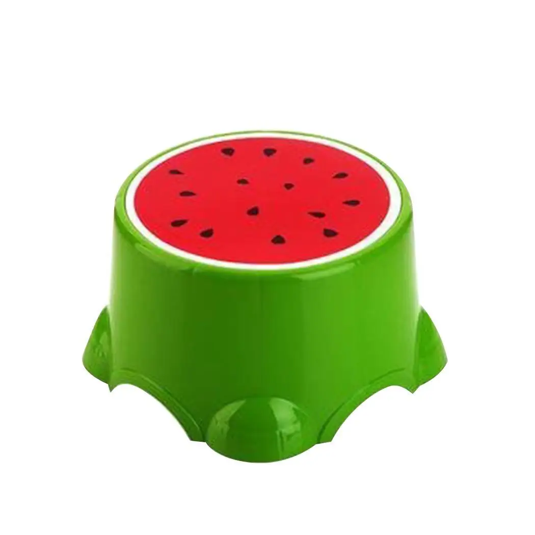 

Household Small Size Fruit Pattern Stools Home, Office, Kindergarten Child Lovely Bath Non-slip Stool