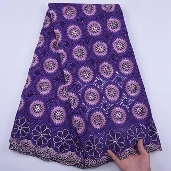 

Latest Dry Cotton African Lace Fabric 2020 High Qulity Lace Swiss Voile Lace In Switzerland Nigerian Lace Fabric For Party S1904