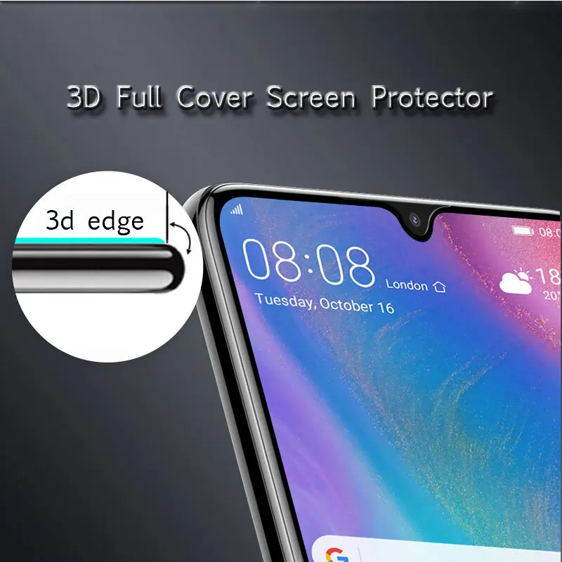 5D стекло с закругленными краями для huawei P30 Lite, закаленное защитное стекло для экрана для huawei P 30 30P PRO 30 LITE, светильник, пленка Glas