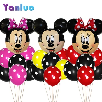 

1 set Mickey Mouse Party Mickey Minnie Foil Balloon Adult Kids Birthday Party Baby Shower Decoration Balloons