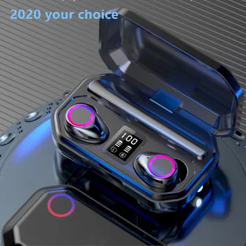 

Bluetooth Earphones TWS 5.0 Wireless Earphones Wireless headset microphone touch control waterproof movement Wireless Headphones