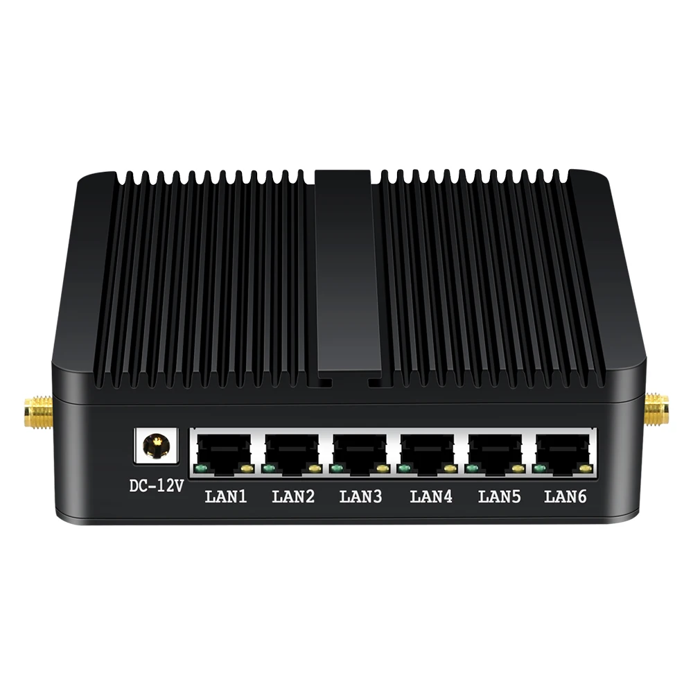 6 LAN Mini PC Intel Celeron J1900 Firewall Router Intel 211AT Gigabit NIC RJ45 Console HDMI 2*USB W