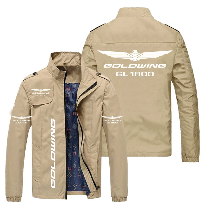 Honda Gold Wing Printed Men's Jacket Clothing Waterproof Windbreaker 2021 Autumn Winter Outdoor Sports Motorcycle Bike Jacket mens vest jacket