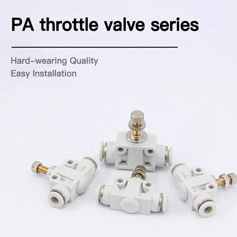

1 pieces/package Pneumatic air pipe joint ASA4 ASA6 ASA8 restrictor valve control valve pipe throttle valve LSA10 LSA12