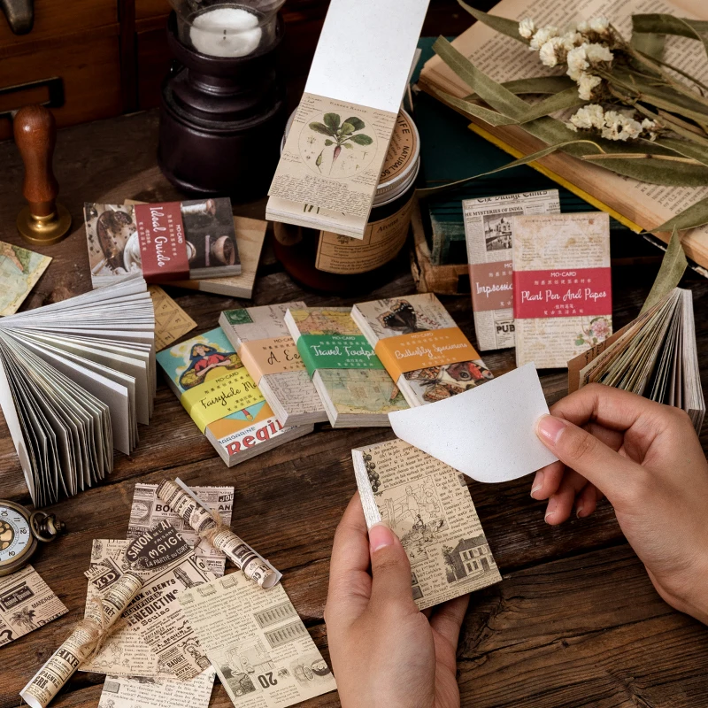Lot De 200 Pièces D'éphemera Vintage - Fournitures Scrapbooking & Journaling