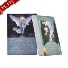 44 шт сообщения от ваших ангелов Таро карты английская Таблица Настольная игра карты для Семья сбор Вечерние развлечения