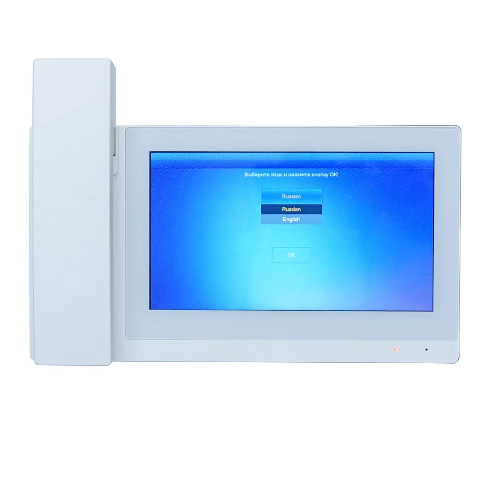 DH логотип VTH5221E/EW H 7 дюймов сенсорный внутренний монитор IP дверной звонок ручной