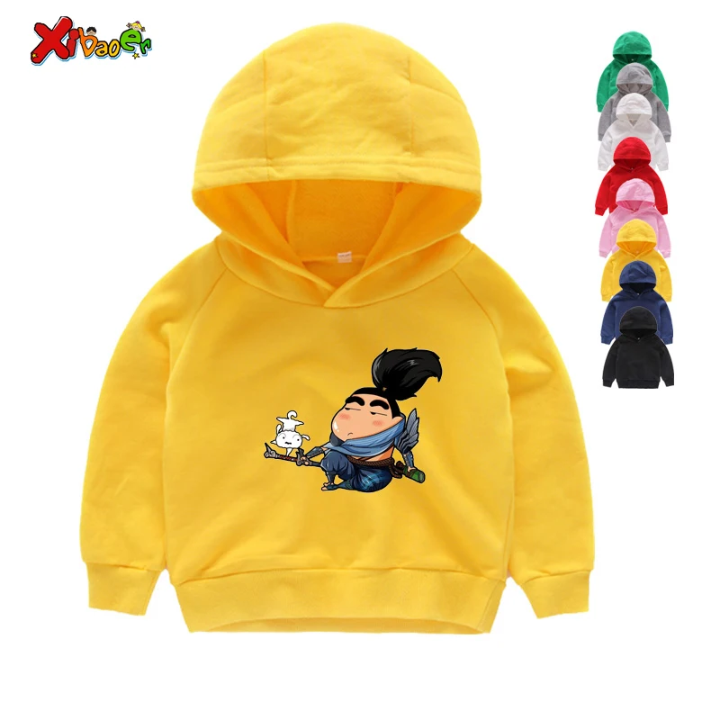 Г. Детские толстовки с капюшоном Crayon Shin-chan толстовки для мальчиков с рисунком японского аниме толстовки с капюшоном Crayon Shin Chan разноцветные Топы - Цвет: Kids Hoodies