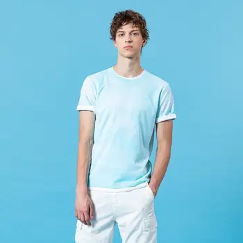 

SIMWOOD 2020 Summer New T-shirts Men Special fabrics Funny changes color by body heat Tops 100% cotton sport tshirt SJ120389