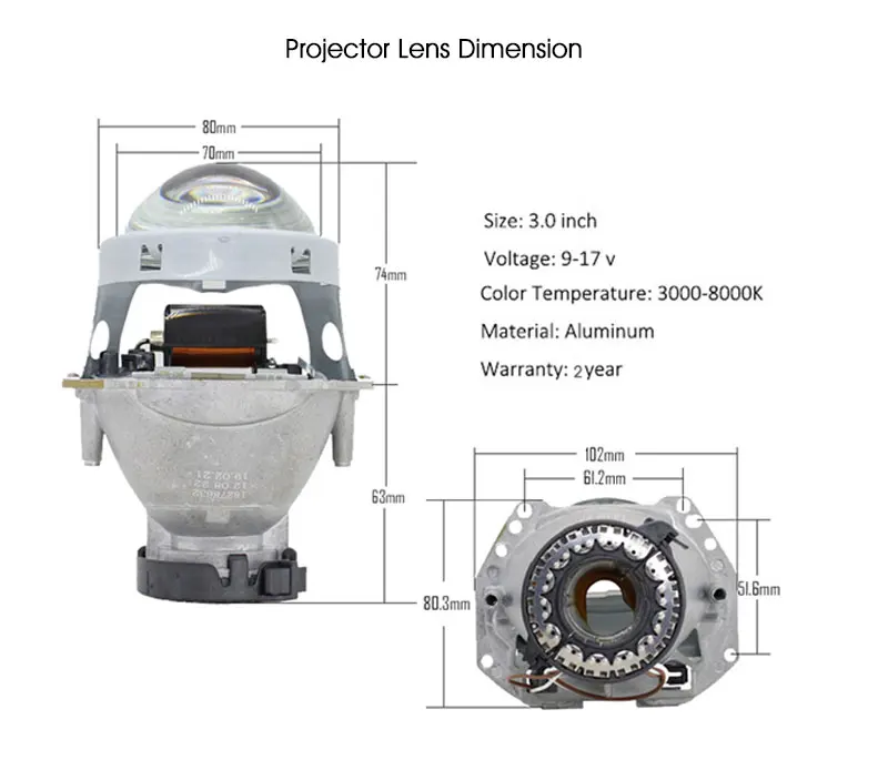 Sanvi 45W 5500k D1s D2S D3S D4S D5S D8S авто светодиодный фонарь с биксеноновой и светодиодный объектив проектора для обновления HID лампы