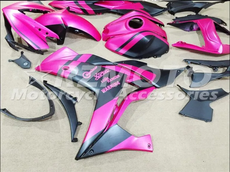 4 подарки стиль ABS литьевая форма мотоцикл Обтекатели подходит для YAMAHA R3 R25- 15-19 обтекатель кузова набор розовый черный
