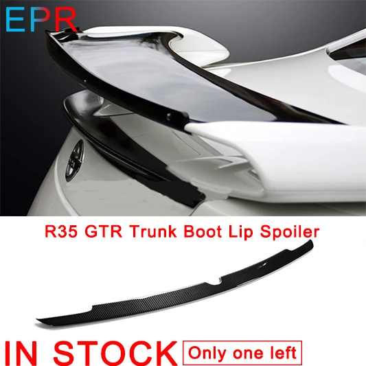 Спойлер GTR R35 для багажника из углеродного волокна Nissan глянцевое волокно заднее