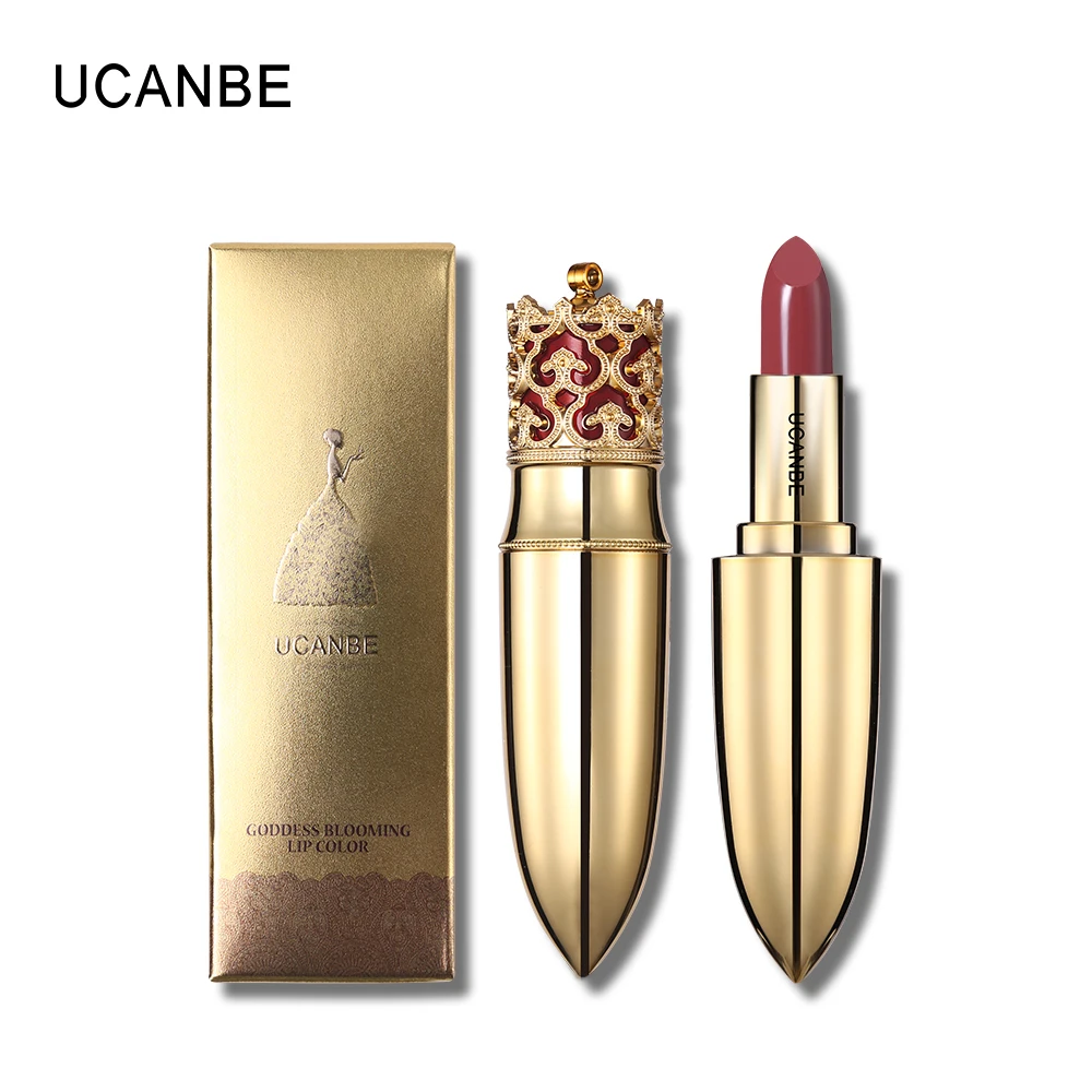 

UCANBE Luxury Color Lipstick Nude Velvet Matte Lip Stick Long-lasting Moisturizer Batom Sexy Pigments Women Beauty Cosmetics