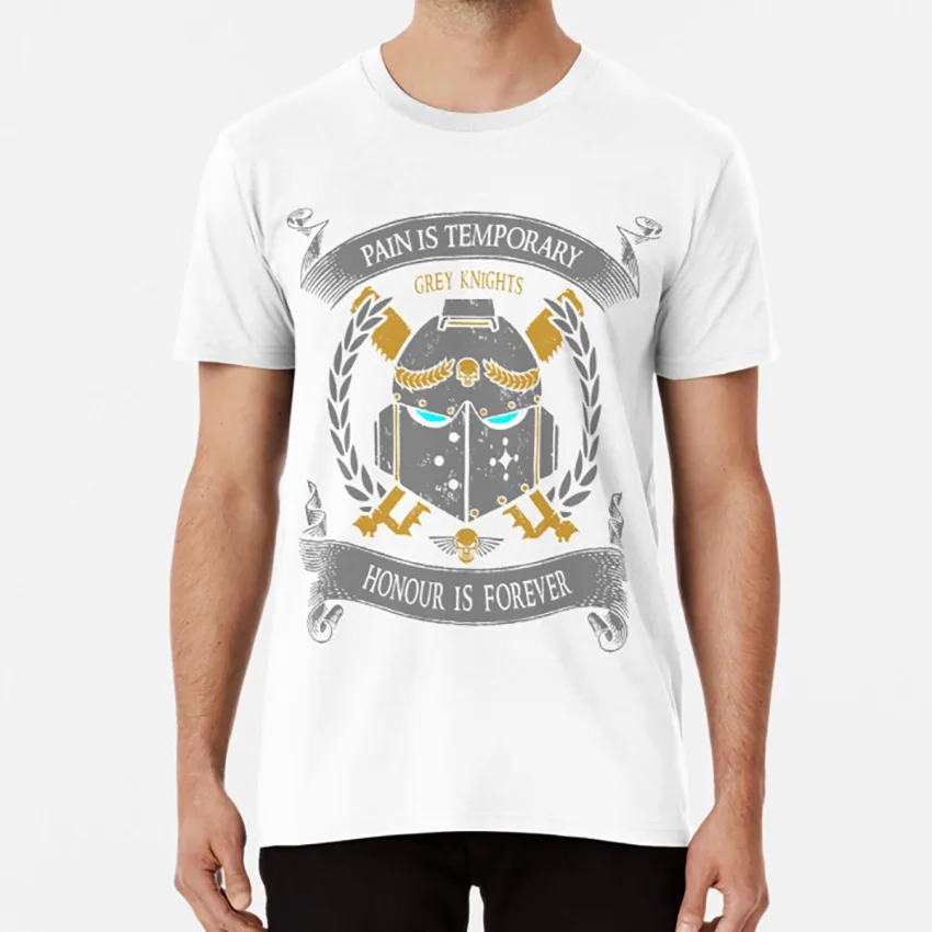 Белый Titan-HONOUR EDITION футболка wh40k astartes titan gray knights limited edition - Цвет: Белый