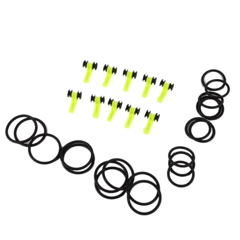 

10Pcs/Bag Fishing Accessories Lure artificial bait hook Plastic Fishing Hook Keeper for Fishing Rod Pole Fishing Lures Bait