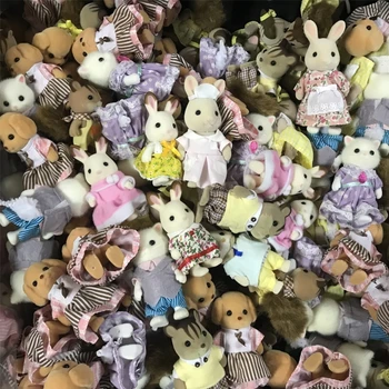 Genuino Sylvanian houes juguetes Japón familias muebles ropa figuras 10 seleccionados al azar