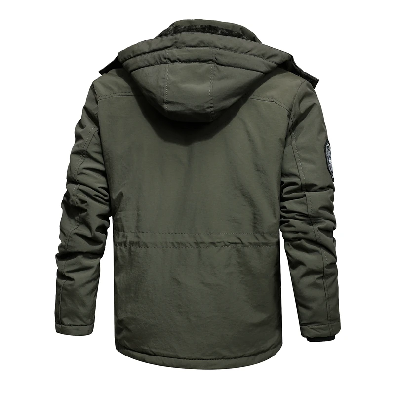Повседневная куртка Для мужчин теплые куртки Jaqueta Masculina Chaquetas Hombre мех Для мужчин s армейские ветровки, 6XL пальто куртки