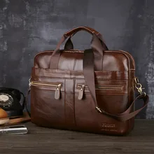 Мужская кожаная сумка через плечо, сумка, кожаный чехол для мусора, деловой портфель, двойная молния, сумка на плечо