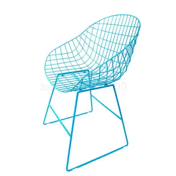 

Hollow Iron Wire Chair Wrought Iron Creative Personality Dining Chair Bar Chair Simple Leisure Chair Modern Designer Chair