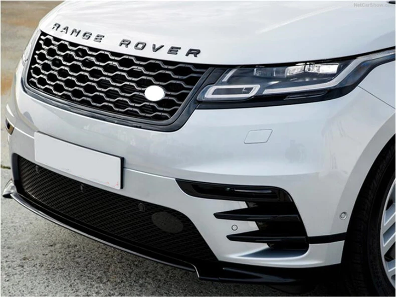 Гоночные Грили для Land Rover Range Rover Velar Высокое качество ABS Черные Аксессуары для решетки
