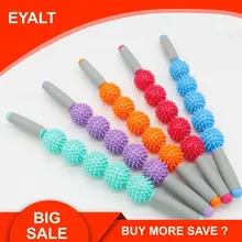 Массажный мяч Ежика расслабляет движение мышц роликовая палка для йоги расслабляет стержень фасции