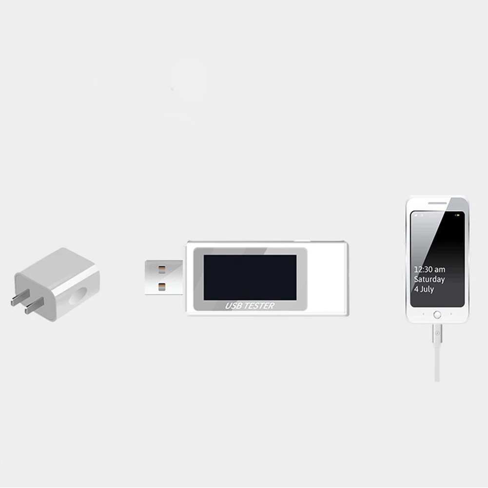 Вольт-Амперметр антиокислительный зарядный тестер синхронизации USB многофункциональный антикоррозийный практичный цифровой дисплей инструмент для тестирования