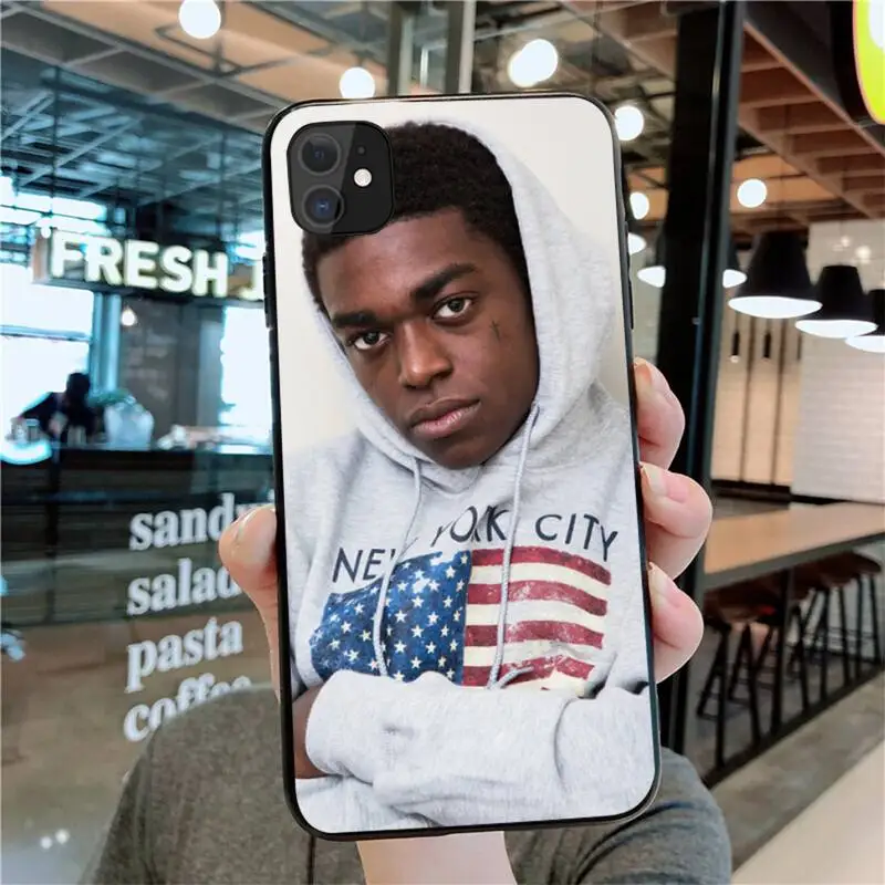HPCHCJHM Kodak Black Rapper Phone Case Cover for iPhone 11 pro XS MAX 8 7 6 6S Plus X 5S SE 2020 XR case