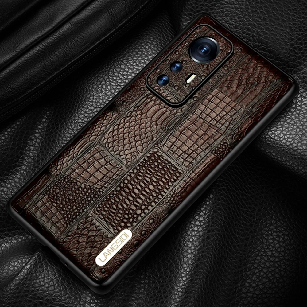 

Чехол из натуральной кожи в стиле ретро для Xiaomi Mi 12 Pro 11T Pro 11 Lite 5G NE Poco F4 GT M4 Pro, Роскошный чехол для телефона с полным покрытием