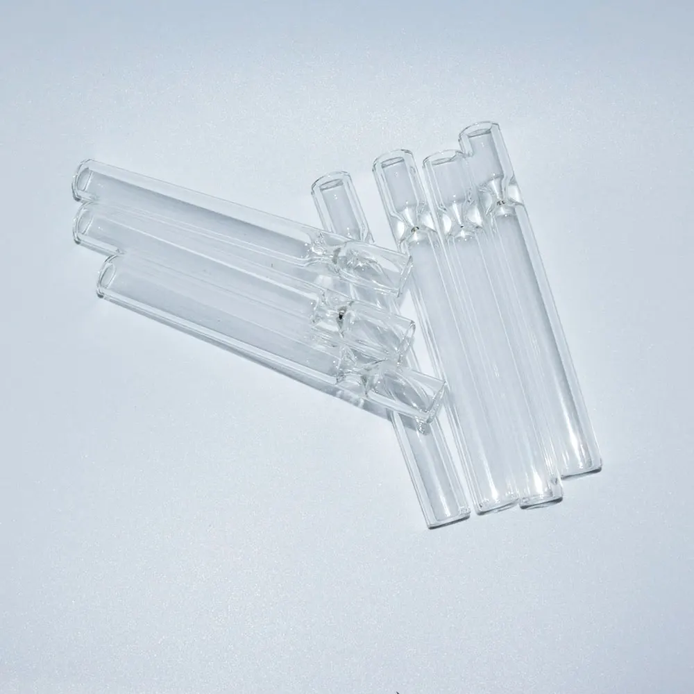 100 мм прозрачная стеклянная пипетка классические трубки для курения табака