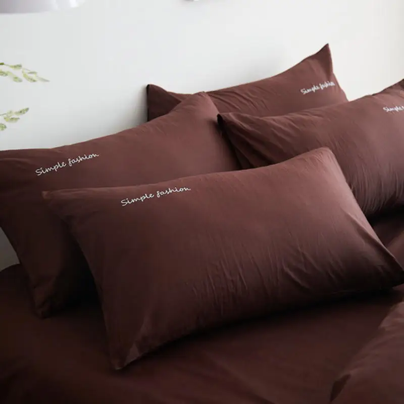 

2pcs Cotton Pillowcases Pillow Cover Decorative Bedding Pillow Case Cover Rectangle Pillow Cover Home Princess Pillowcase