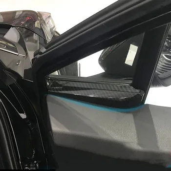 

2Pcs Sequin Trim Sticker Front Door Window A Pillar Frame Cover For Toyota C-HR CHR 2018 2019 Accessories