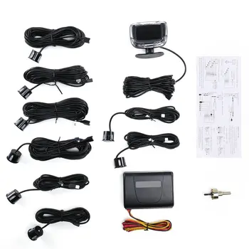 

Car Parktronic LED Parking Sensor With 8 Sensors Reverse Backup Parking Radar Monitor Detector System Kit Backlight Display