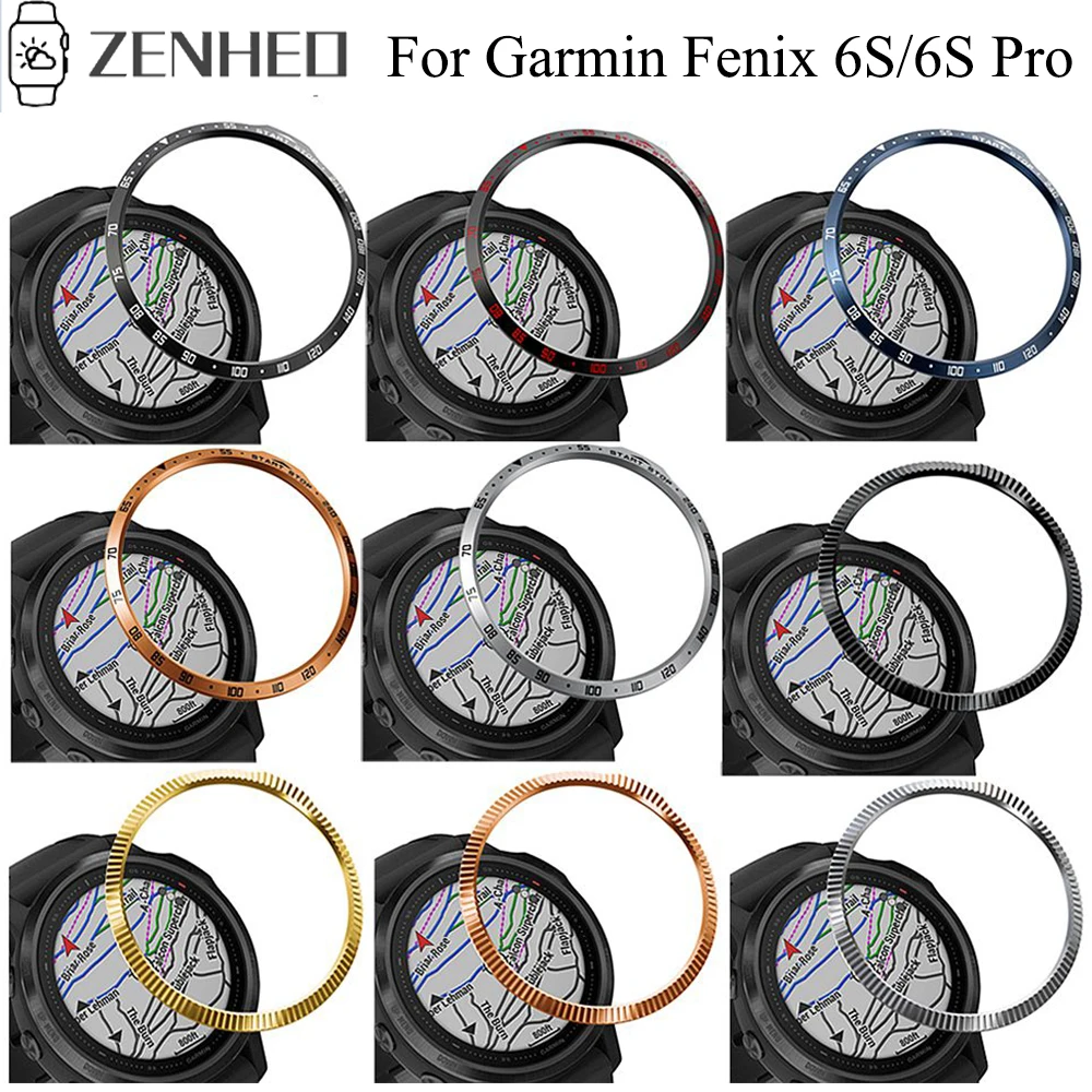Чехол для Garmin Fenix 6 S/6 S Pro с ободком и кольцом для Fenix 6S Sapphire Smart Watch Ringke, стильный защитный чехол с кольцом