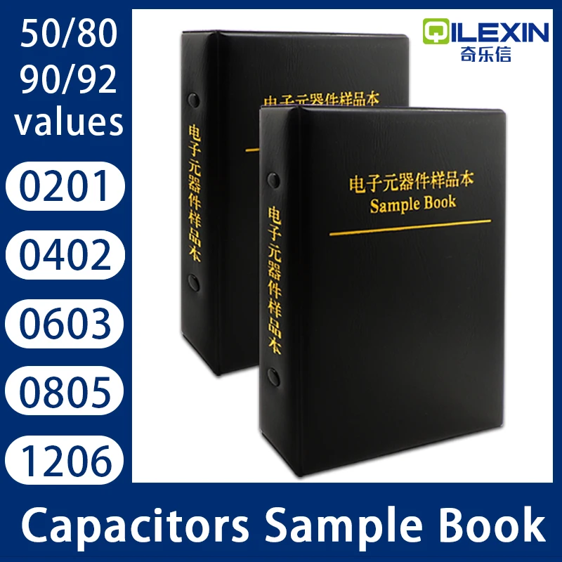 Capacitors Kit SMD Capacitor Sample Book 0201 0402 0603 0805 1206 Chip
