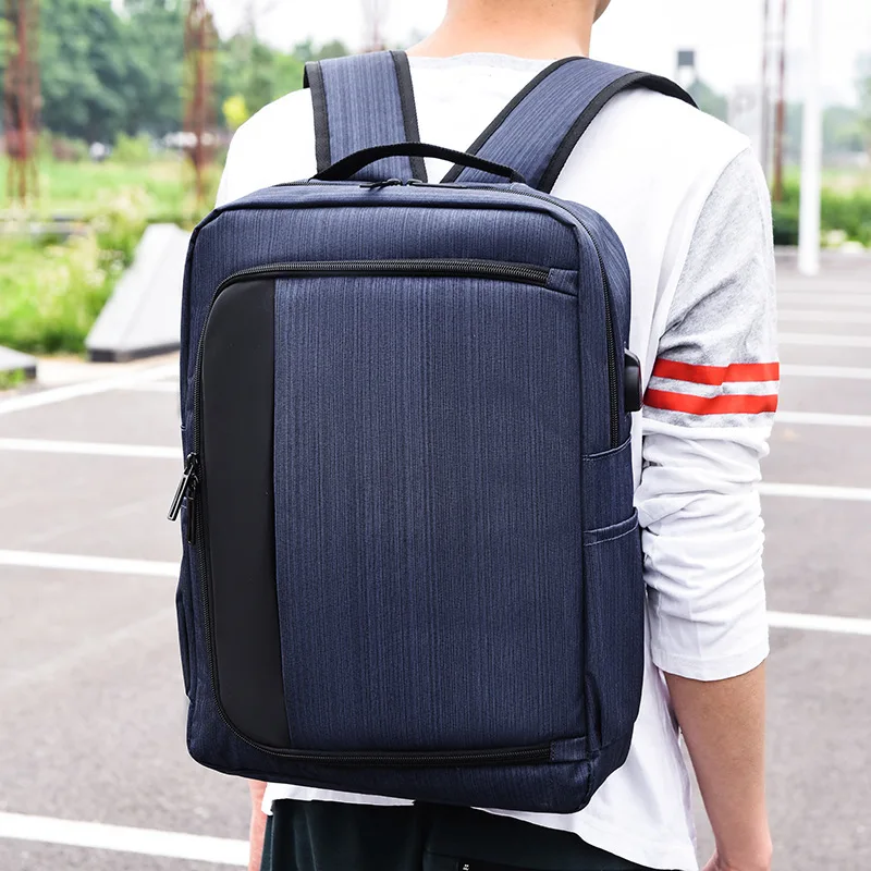 

Men Briefcase Casual Fashion STUDENT'S Backpack Super Fire Backpack Waterproof Computer Bag Large Capacity Simple
