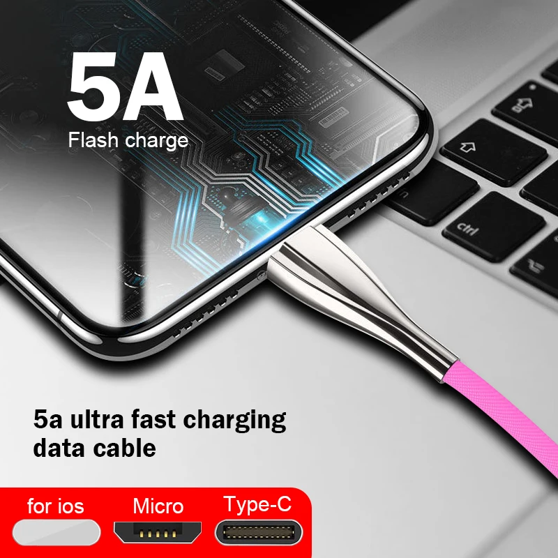 Радужный зарядный кабель для передачи данных Micro usb type-C кабель для Xiaomi mi9 кабели для зарядки для устройств iso type-C шнур Кабели для мобильных телефонов